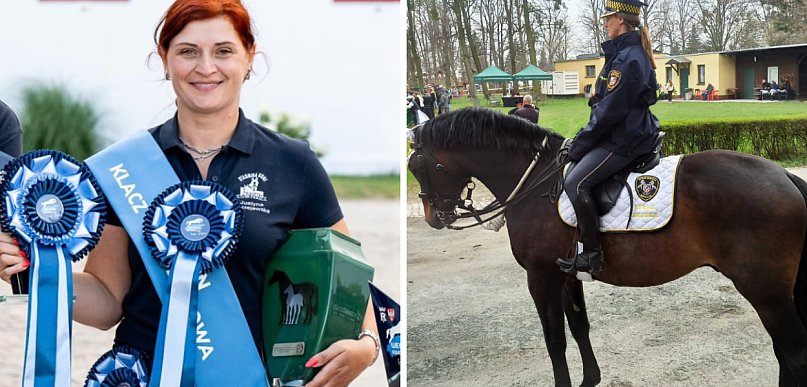 Bursztynowy Księżyc z Pępowa patroluje miasto! To koń do zadań specjalnych.