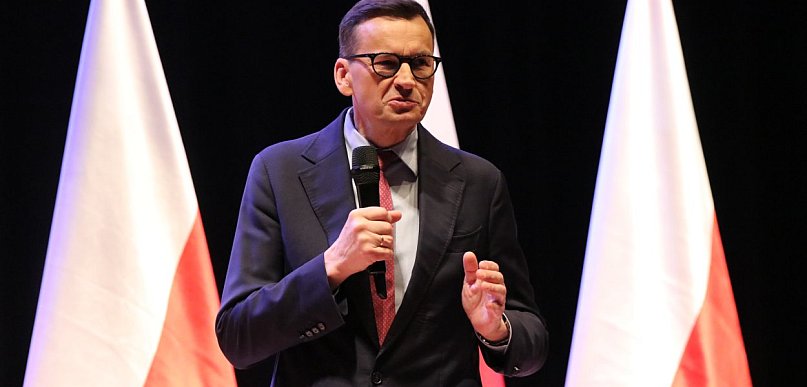 Do zobaczenia! Do zwycięstwa! Niech żyje Polska! Wykrzyczał na koniec Morawiecki