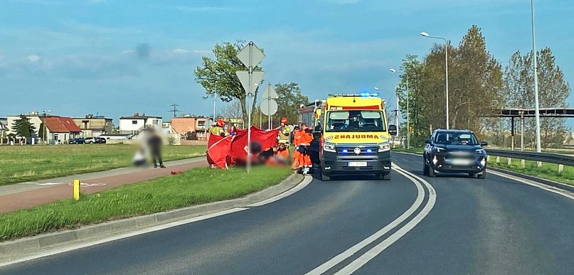 Dramatyczna akcja w Gostyniu. Rodzina wiozła go do szpitala. Nagle zasłabł...