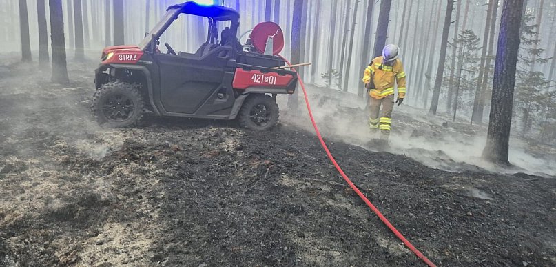 Strażak z Gostynia, wysłany na drugi koniec Polski! To największy pożar od lat