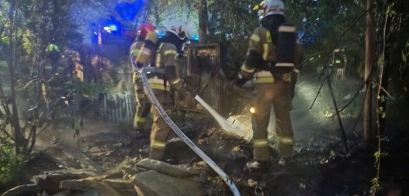 Miał palić się budynek po dawnym tartaku. Na miejscu okazało się coś ...