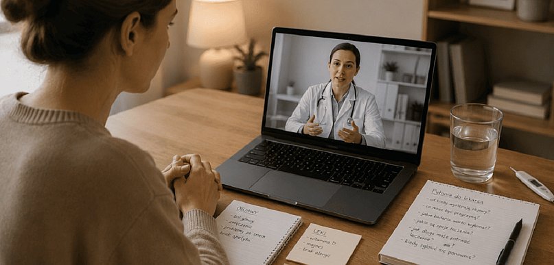 Jak przygotować się do e-wizyty, aby maksymalnie wykorzystać czas z lekarzem?