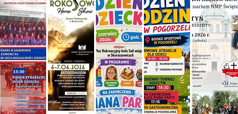 Tego weekendu lepiej nie siedzieć w domu. Sprawdź, co będzie się działo