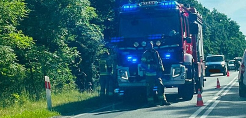 Ranny 16-latek po wypadku na DK12. Materiały trafią do sądu rodzinnego