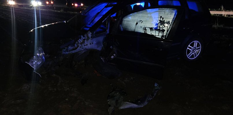 Wypadek przy granicy powiatów. Na pomoc ruszyli też gostyńscy strażacy - 82710