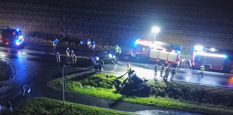 Poważny wypadek pod Gostyniem. Są ranni. Krajowa "12" zablokowana! - 84197