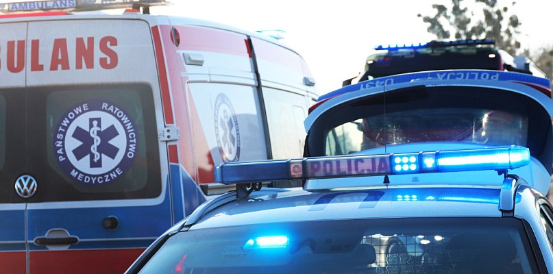 Jechali do wypadku, ale nie było rannych. Był za to alarm... z telefonu