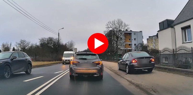 BMW na PGS i szalona jazda chodnikiem w Poznaniu. Nagranie przesłał taksówkarz...