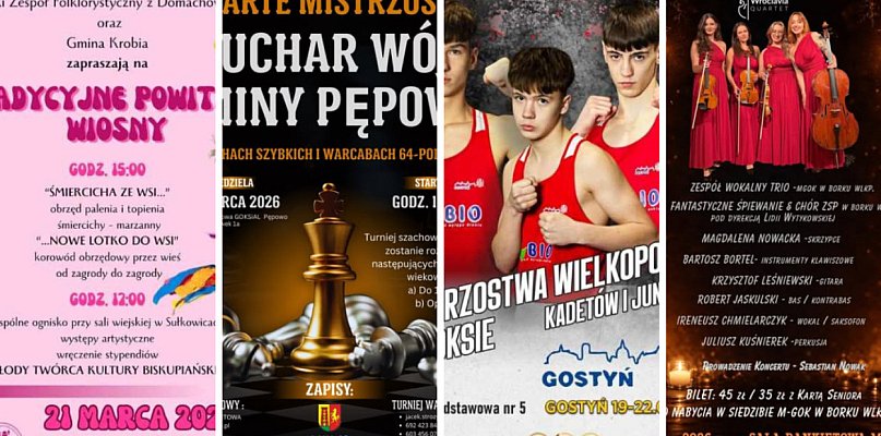 Nie siedź w domu. Nie warto. Koncerty, warsztaty, mecze i... Sami zobaczcie