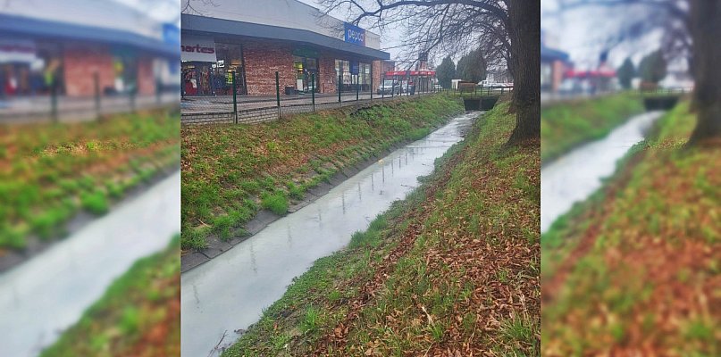 Co płynęło kanałem Brzezinki? Nagle pojawiła się dziwna, biała substancja
