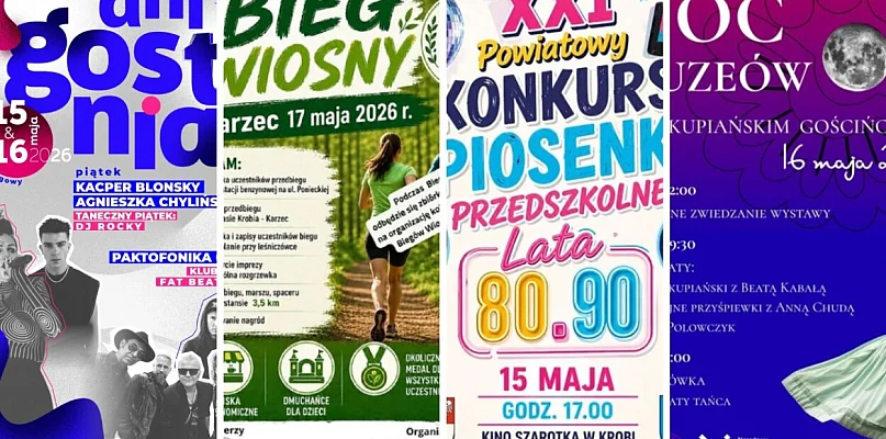 Nie masz planów na najbliższe dni? Zobacz co będzie się działo w naszym powiecie
