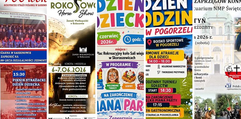 Tego weekendu lepiej nie siedzieć w domu. Sprawdź, co będzie się działo