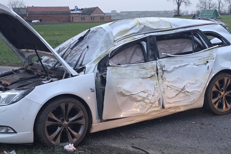 Wypadek na trasie Franciszkowo-Czarkowo