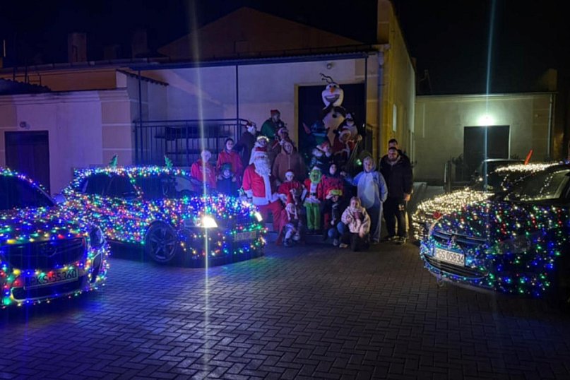 Korowód Mikołajowy w Łęce Wielkiej