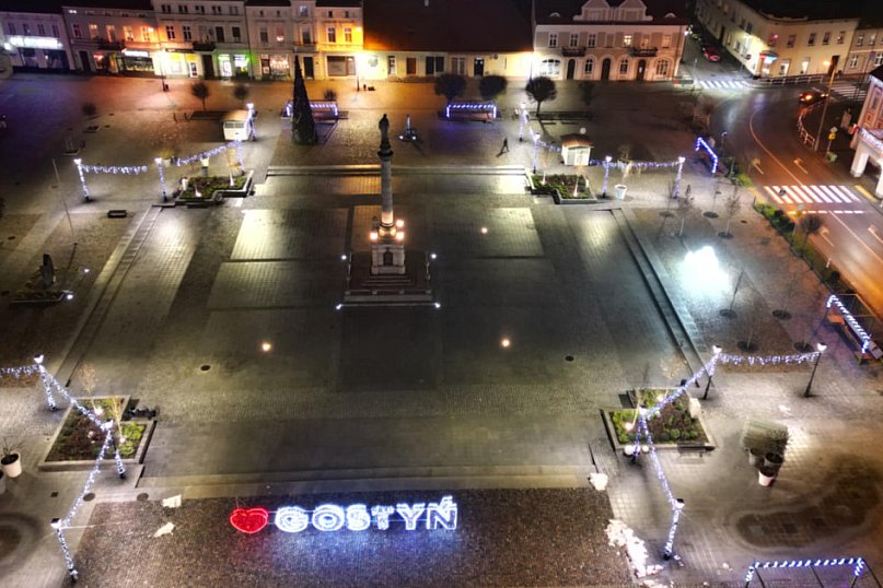 Niektóre gostyńskie iluminacje już świecą