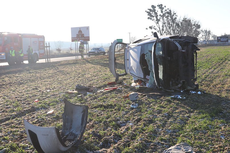 Wypadek na wyjeździe z Gostynia