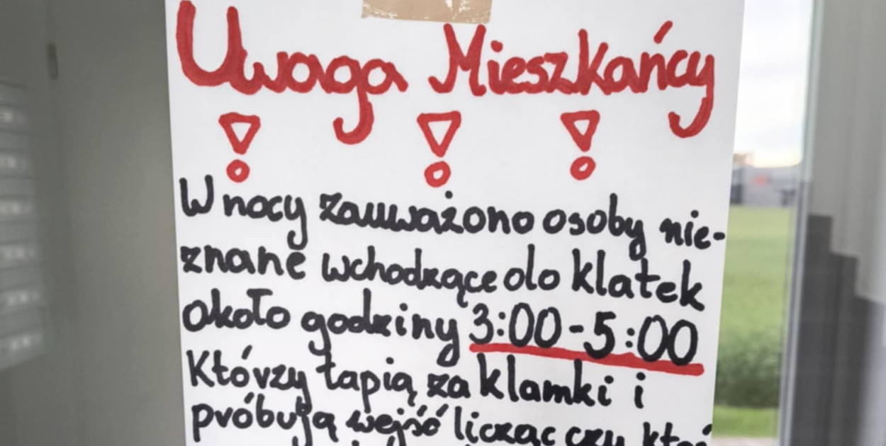Zgłoszeń coraz więcej. Próbują wejść do mieszkań w blokach