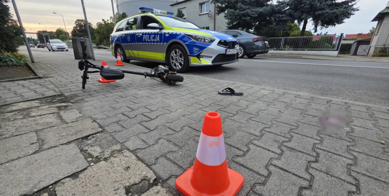 Dramatyczne chwile na chodniku! Dwie osoby z obrażeniami w szpitalu