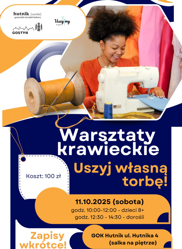 Warsztaty krawieckie „Uszyj własną torbę!”