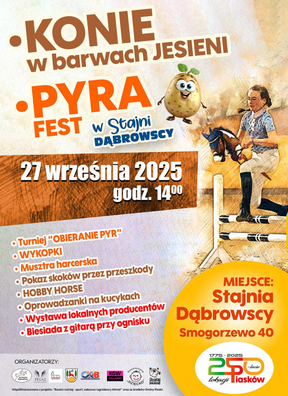 Konie w barwach jesieni i Pyra Fest