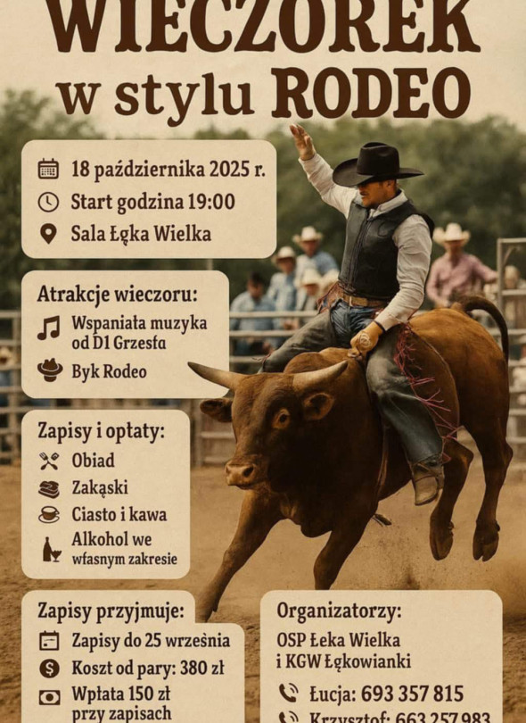 Wieczorek w stylu Rodeo