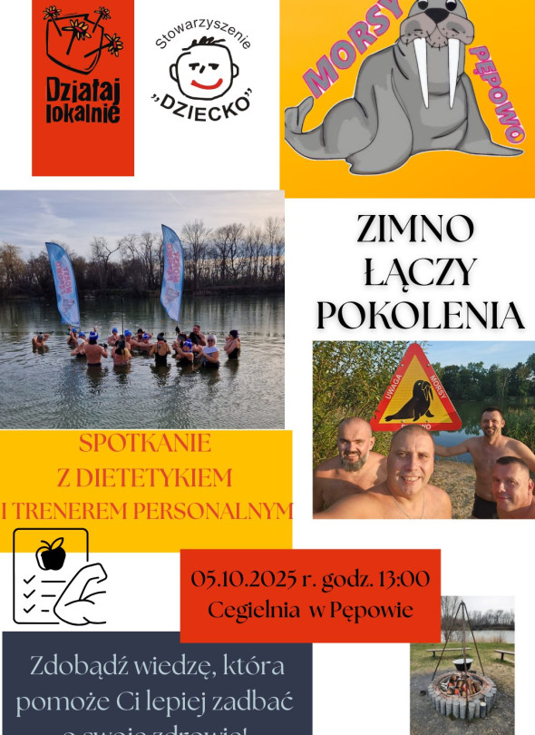 Zimno łączy pokolenia w Pępowie