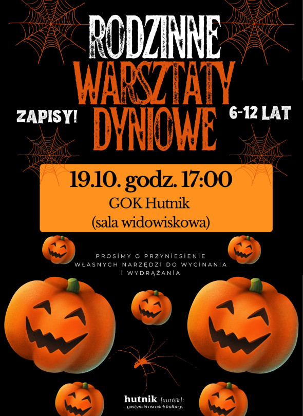 Rodzinne warsztaty dyniowe w Hutniku