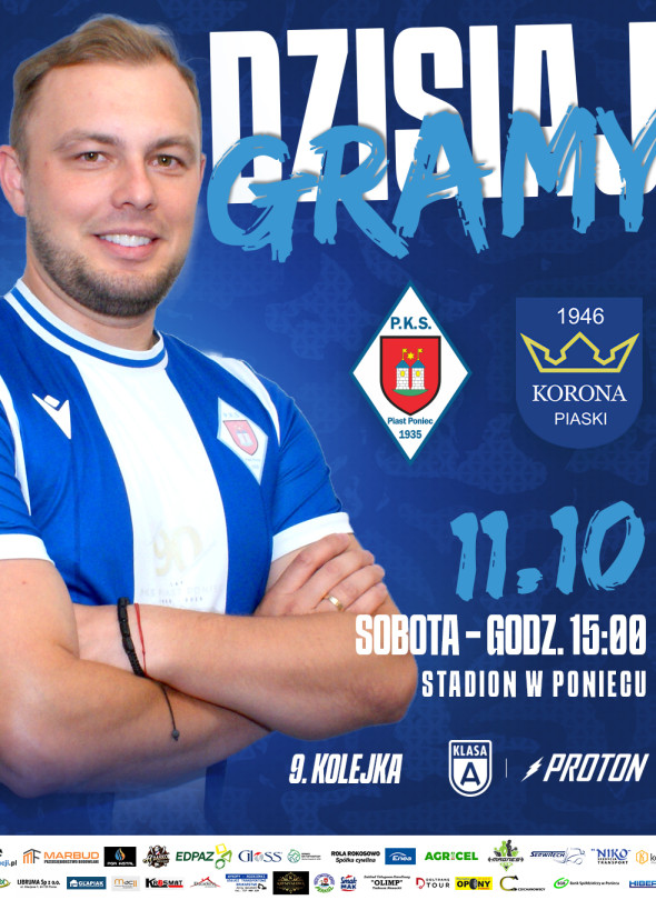 Piast Poniec kontra Korona Piaski