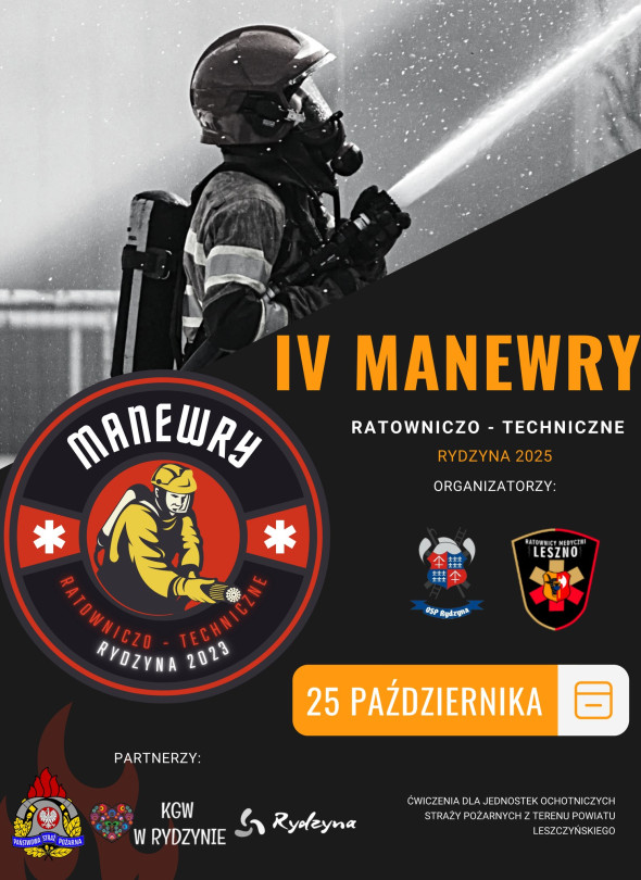 IV Manewry Ratowniczo-Techniczne – Rydzyna 2025