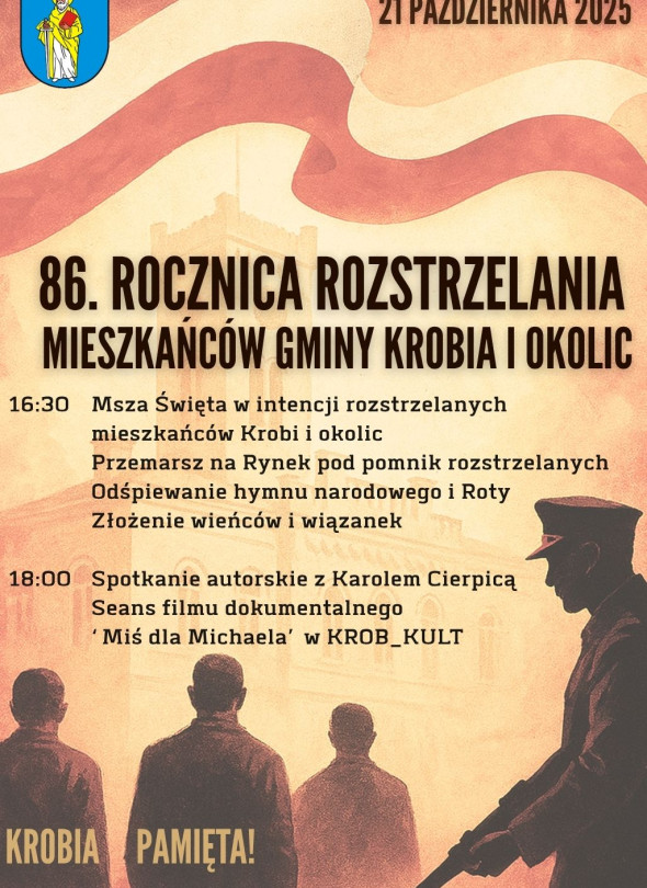 86. rocznica rozstrzelania mieszkańców gminy Krobia i okolic