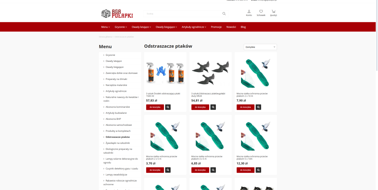 Zwalczanie komarów - Sklep Aga Pułapki