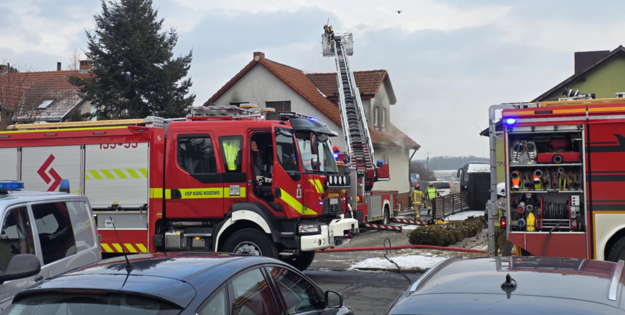 Wrócili z wyjazdu i zastali tylko zgliszcza. Dom nie nadaje się do zamieszkania