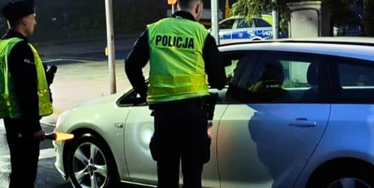 Ryzyko się nie opłaciło! Dojechał tylko do Głoginina. Tam zatrzymał go patrol...