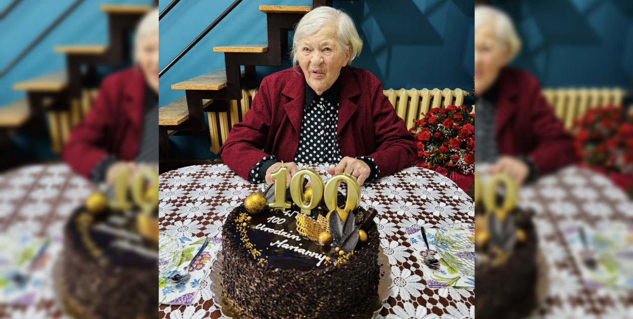 100 lat pracy i troski o rodzinę. Pani Marianna, to przykład wytrwałości i siły...