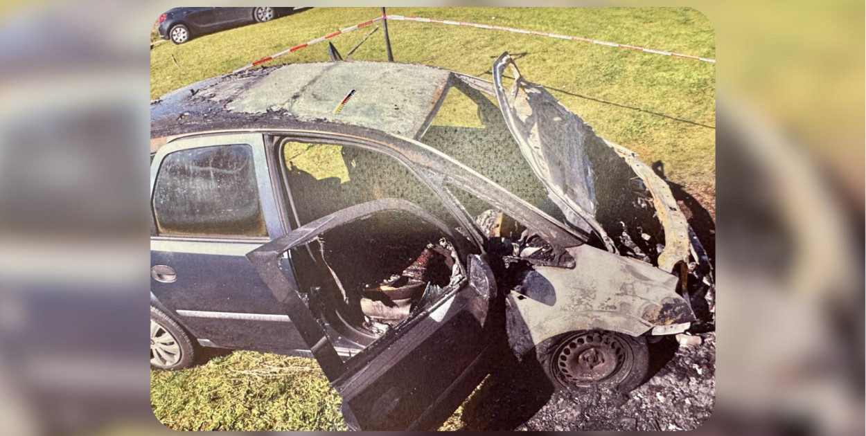 Auto nie spłonęło przypadkiem. W tle groźby i konflikt o pieniądze