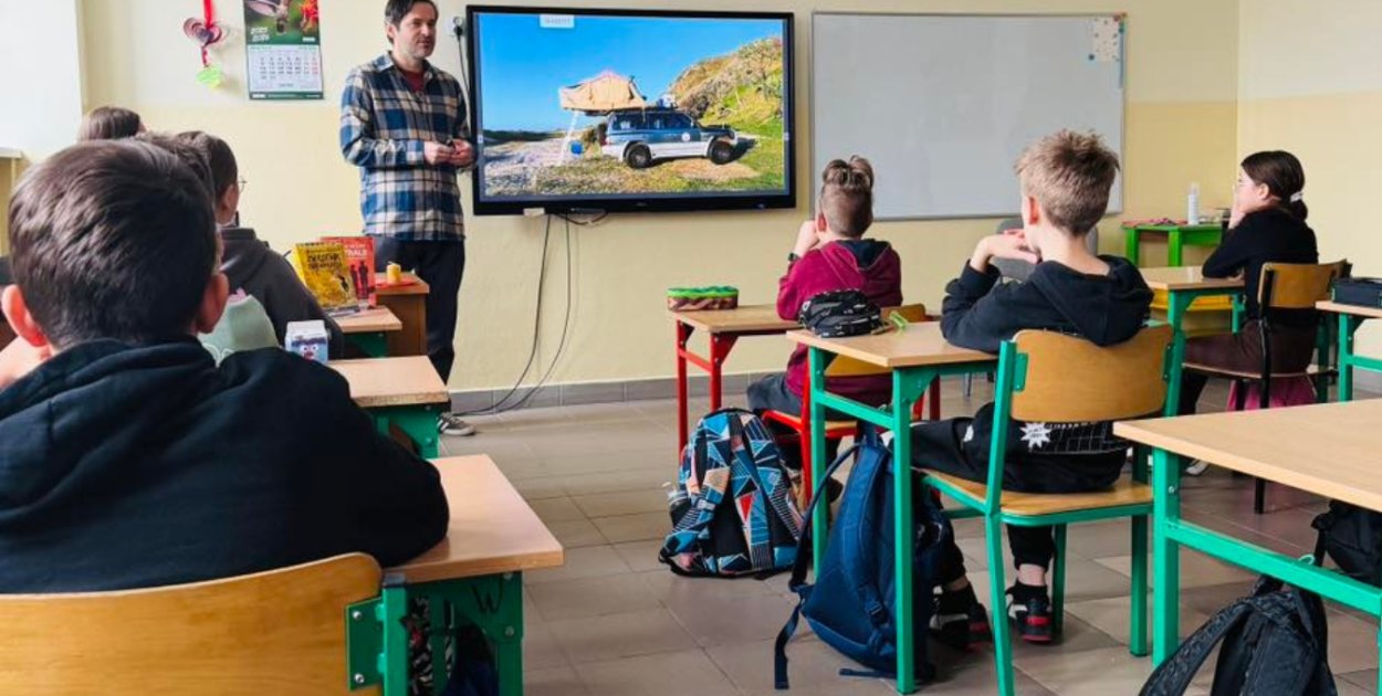 Spotkanie, które przeniosło uczniów na drugi koniec świata