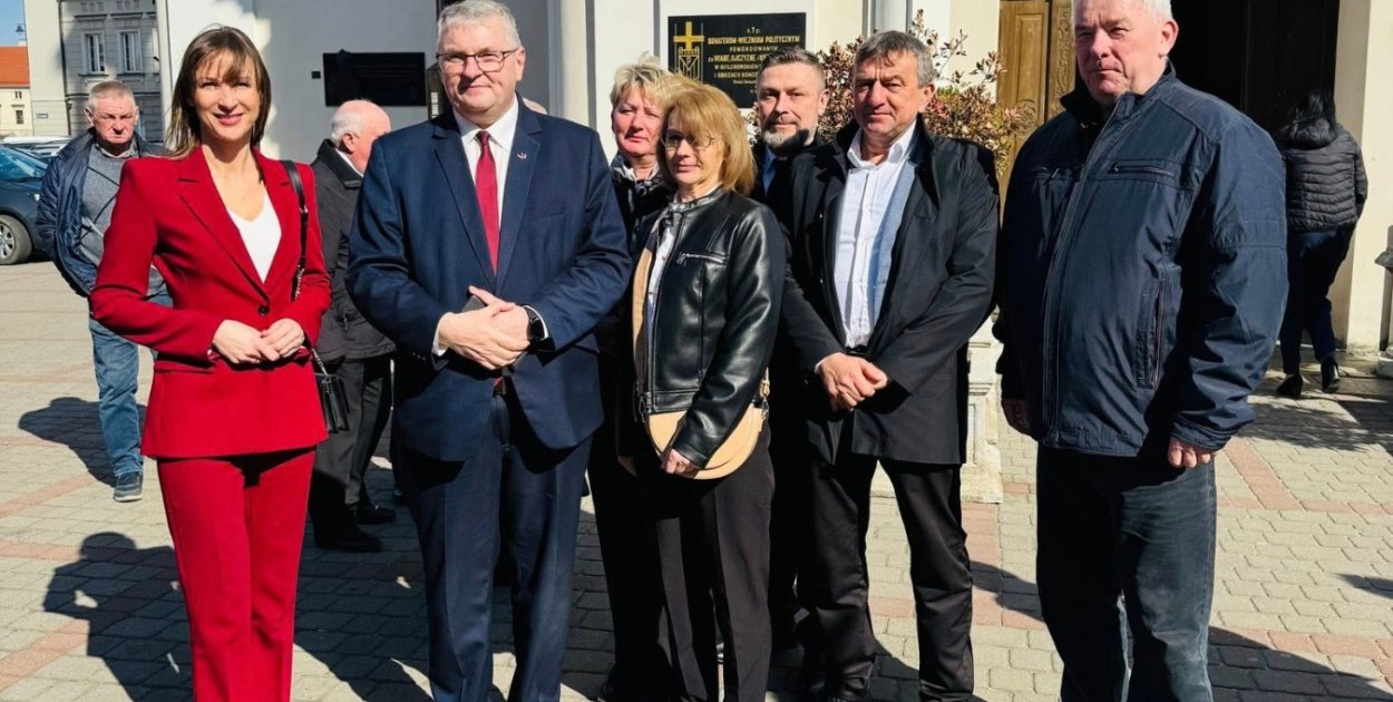 Sołtysi z gminy Pogorzela na pielgrzymce w Kaliszu