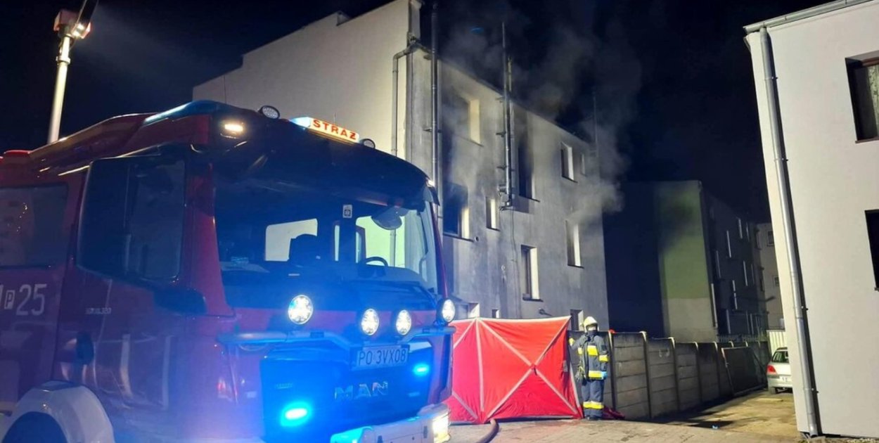Tragiczny pożar kamienicy w Kościanie! Nie żyje 68-letni mężczyzna...