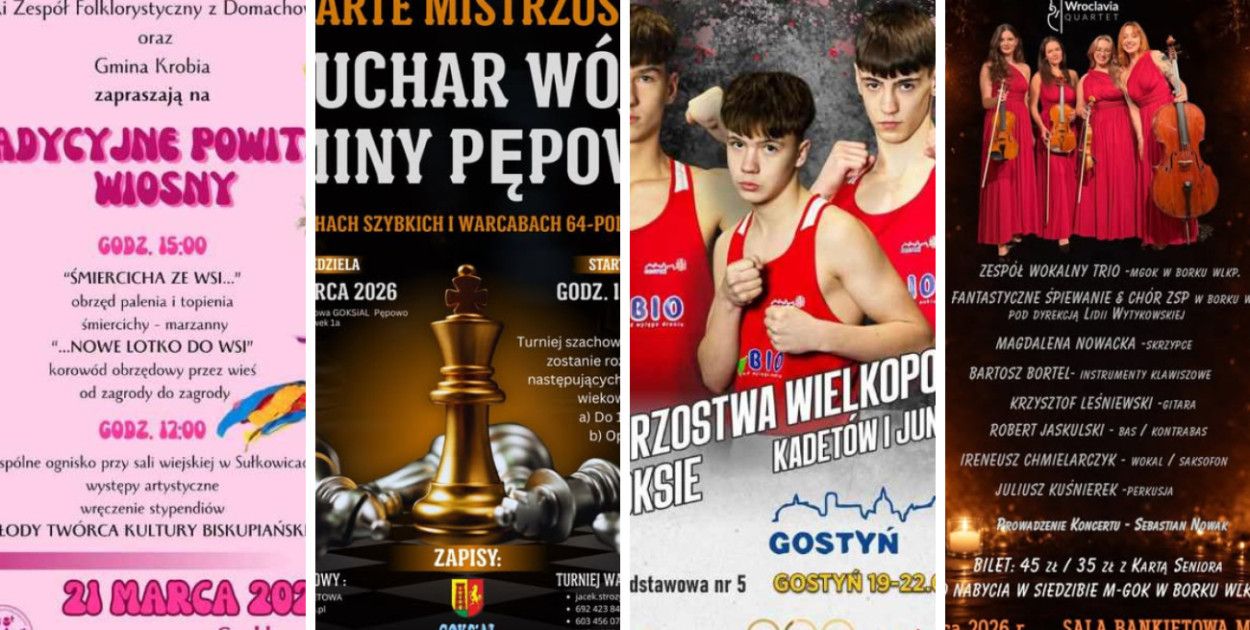 Nie siedź w domu. Nie warto. Koncerty, warsztaty, mecze i... Sami zobaczcie