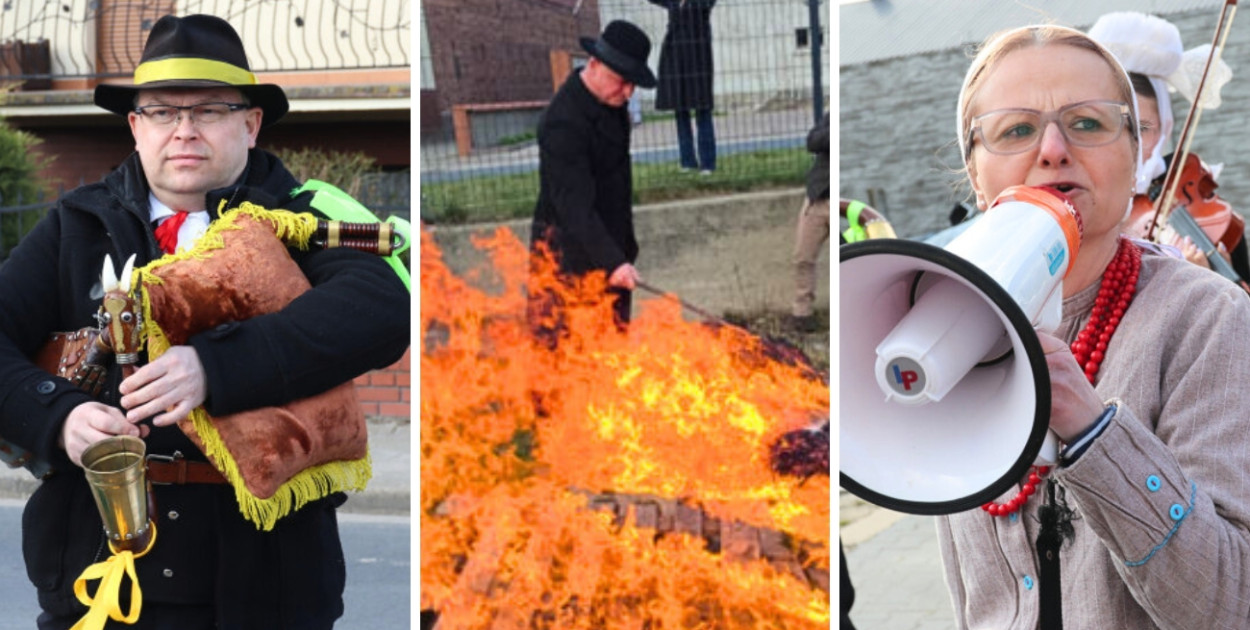 Przywitali wiosnę ogniem i wodą! Żeby się wiodło w oborze, a w polu pszenica...