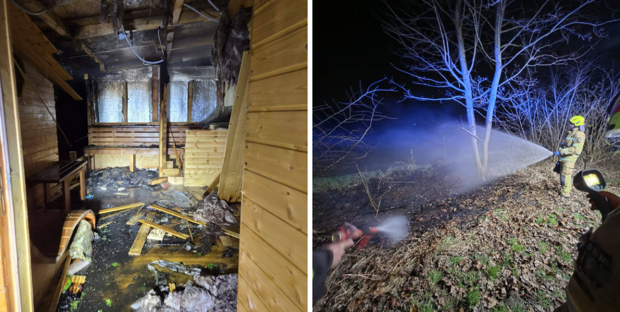 Ogień pojawił się dwa razy tego samego wieczoru. Straty są ogromne. Liczone...