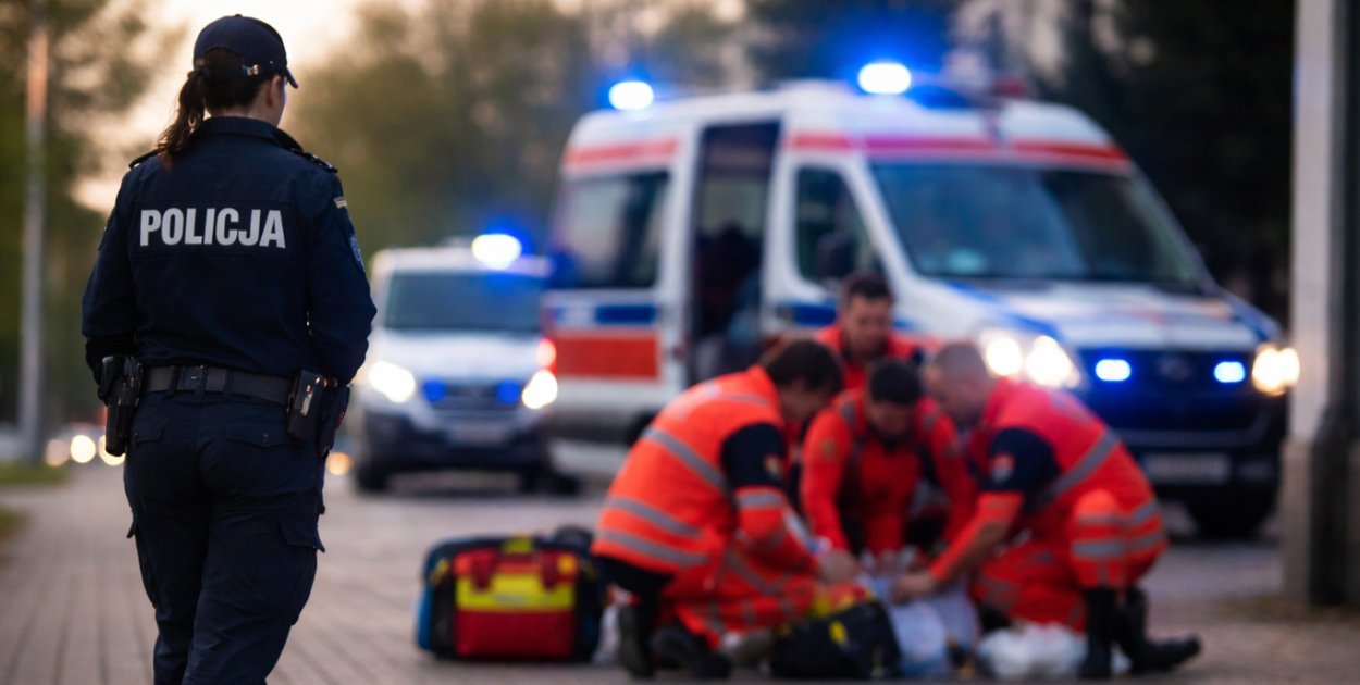 Zasłabł i osunął się na ziemię... Nie żyje 59-letni mężczyzna. Zmarł na ulicy