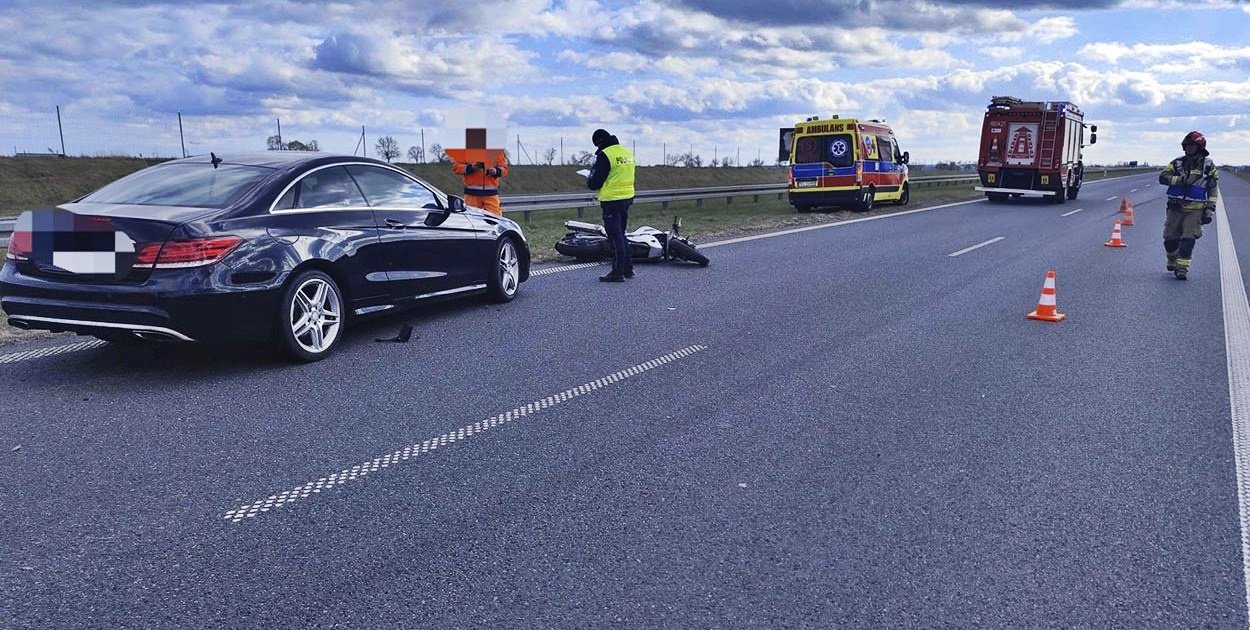 Tragiczny wypadek z udziałem motocyklisty. Nie żyje 37-letni mężczyzna