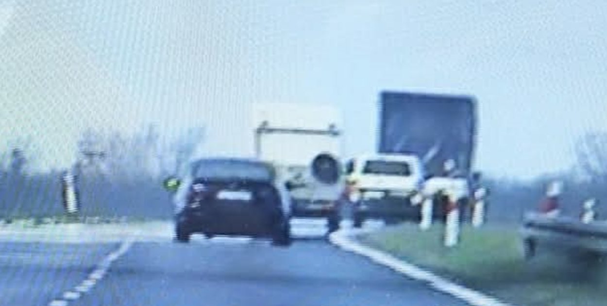 To nie mogło skończyć się dobrze. Finał tej jazdy był dla niego bardzo bolesny